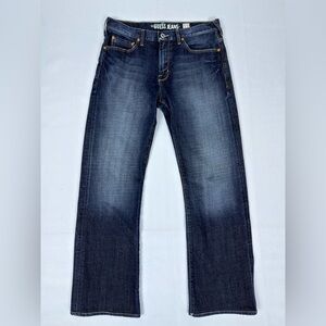 Guess Jeans The Cliff Bootcut Dark Wash Stretch Denim Size 33x32